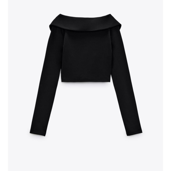 Zara WRAP CROP TOP
BLACK​ - Picture 2 of 4